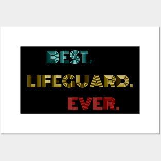 Best Lifeguard Ever - Nice Birthday Gift Idea Posters and Art